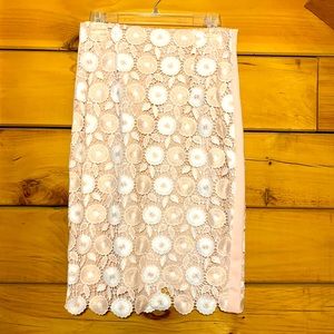 Calvin Klein floral pencil skirt